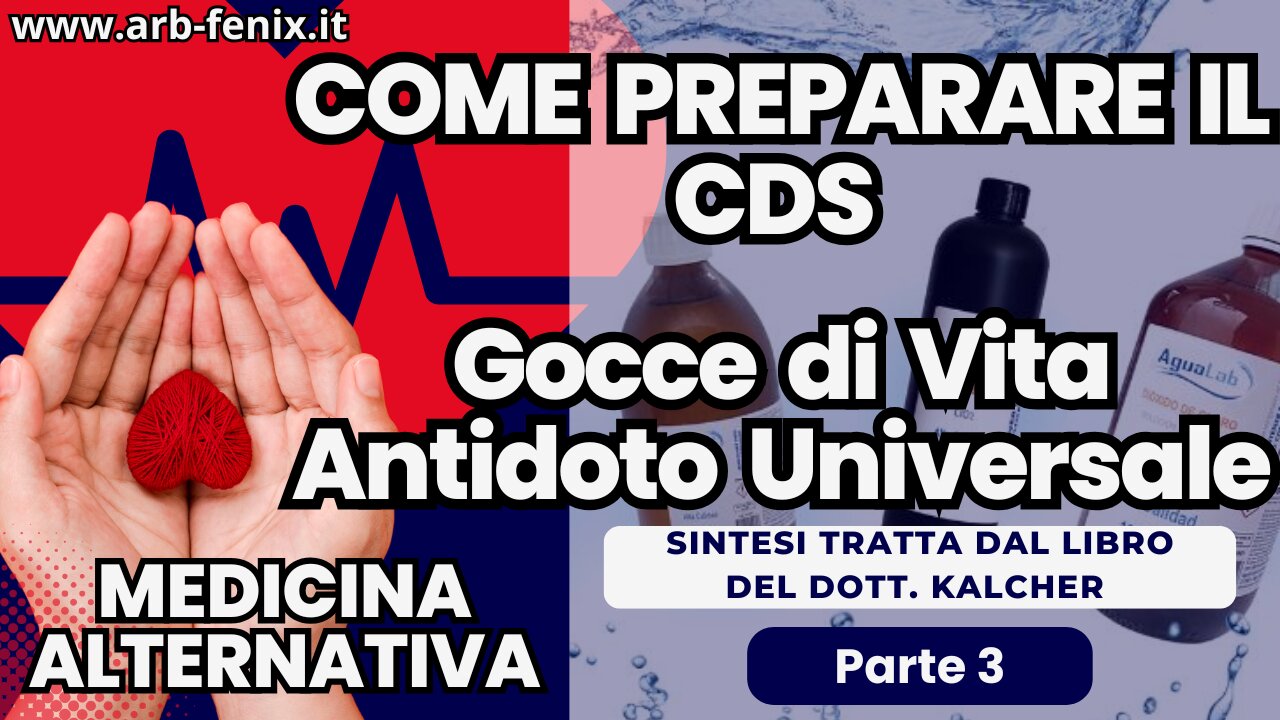 Come preparare il CDS in casa in modo semplice e sicuro - Gocce di vita - parte 3.