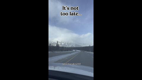 It's not too late....