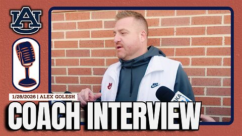 Auburn HC Alex Golesh Talks Transfer Portal Class & Roster at Senior Bowl