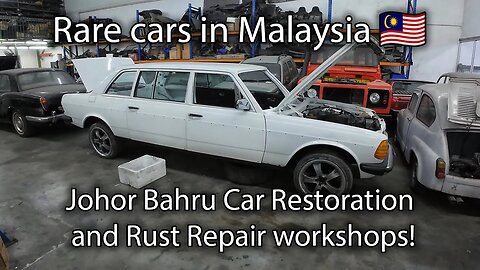 Exotic & rare rides in Johor Bahru, Malaysia 🇲🇾 Classic cars, repair workshops and flea markets!