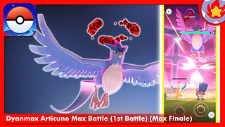 Dynamax Articuno Max Battle (1st Battle) (Max Finale) | Pokemon GO