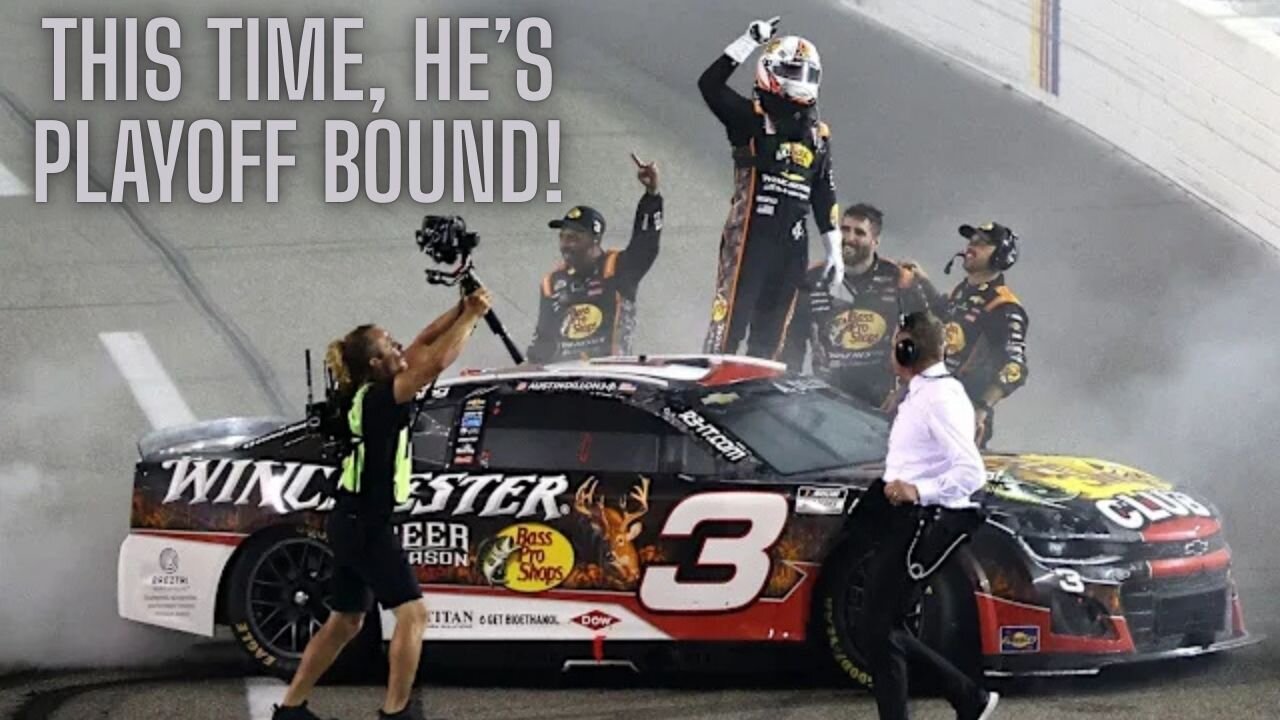 Austin Dillon wins at Richmond, this time with no controversy! One race remains until playoffs