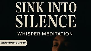 Sink Into Silence – A Whisper Meditation in the Dark