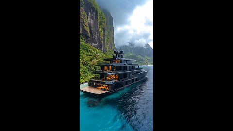 Yacht-shaped mansion .