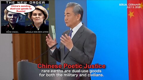 Chinese Poetic Justice: "Rare Earths are Dual-Use"
