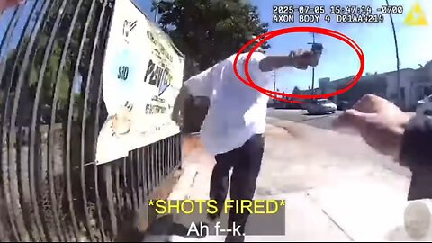 LAPD Officer Ambushed: Body-cam Footage W/ The Facts Dude