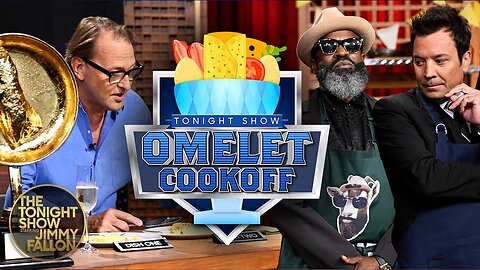 Tonight Show Omelet Cook-Off with Michael Ruhlman | The Tonight Show Starring Jimmy Fallon