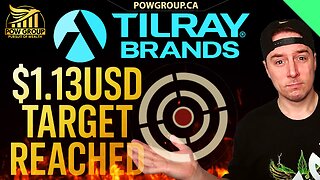 Tilray $1.13USD Target Reached... $1.00 Next? Company Responds to Hemp Ban
