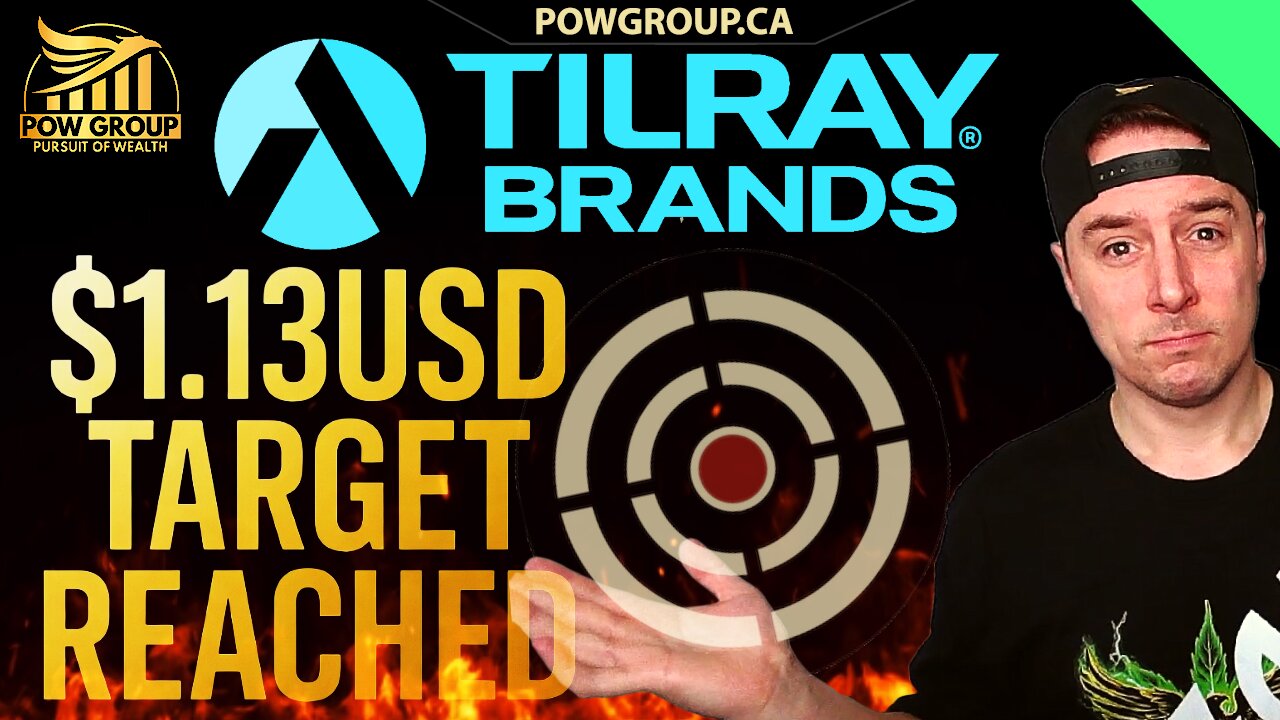 Tilray $1.13USD Target Reached... $1.00 Next? Company Responds to Hemp Ban