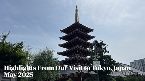Highlights From Our Visit to Tokyo, Japan During May 2025