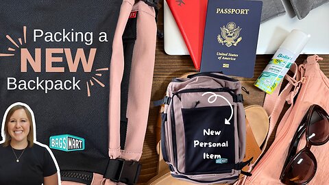 Packing a Personal Item for Carry-On Only | BAGSMART Backpack