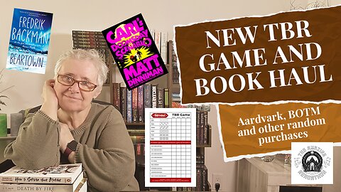 Amazing Readathon, New TBR Game coming in July and a Book Haul - join me for it all