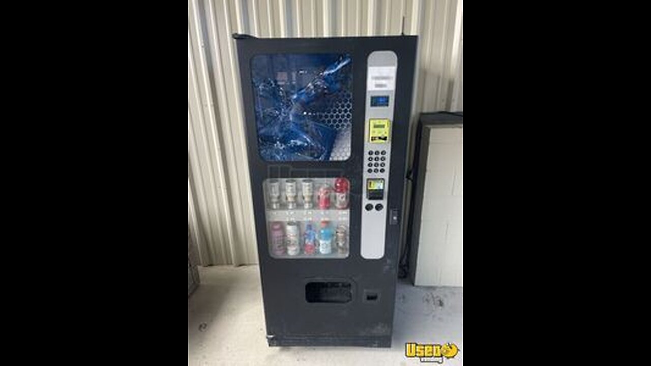 Evoke 10 Live Front Can Or Bottled Soda Vending Machine For Sale in Florida!