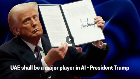 UAE shall be a major player in AI - President Trump