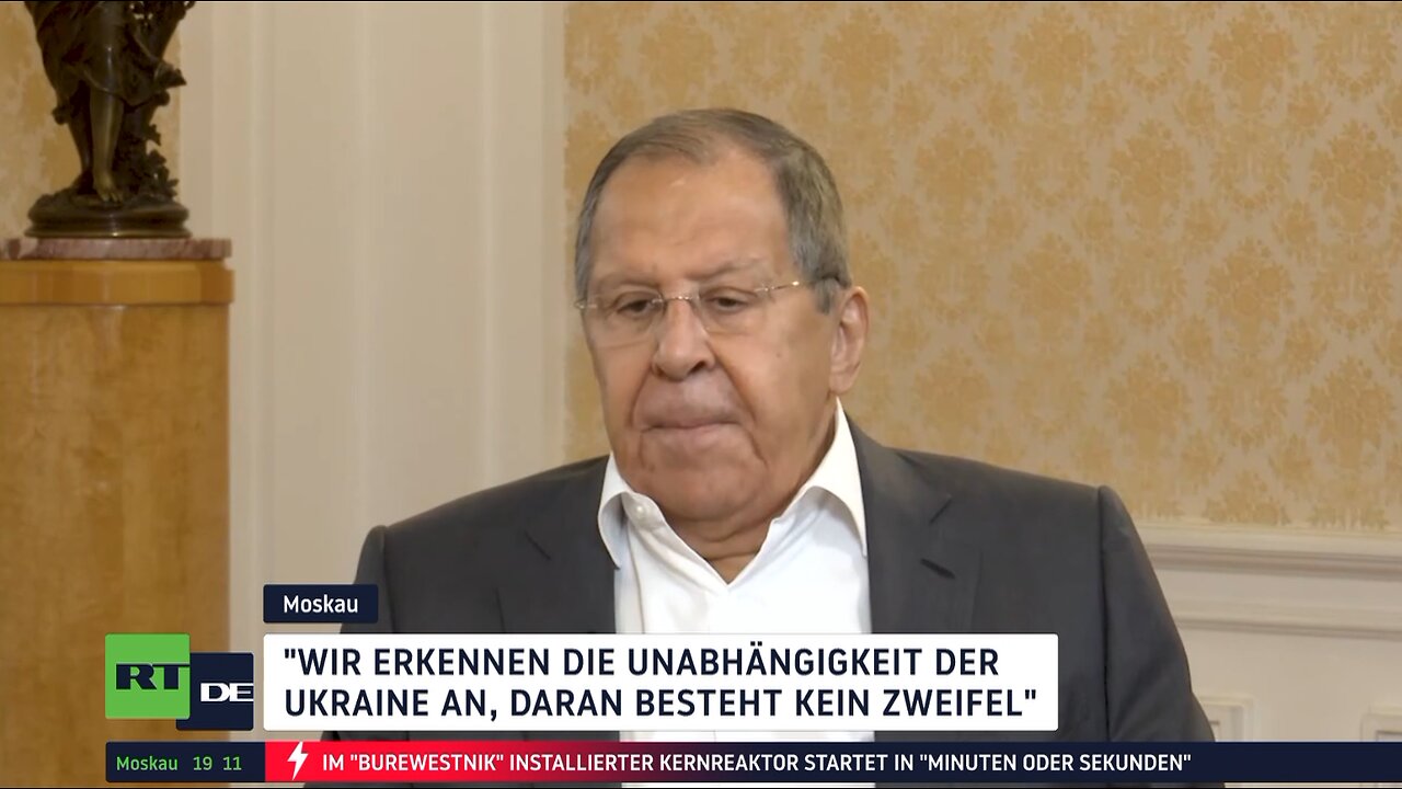 Lawrow im Interview: "Westen singt das selbe Lied bis heute"