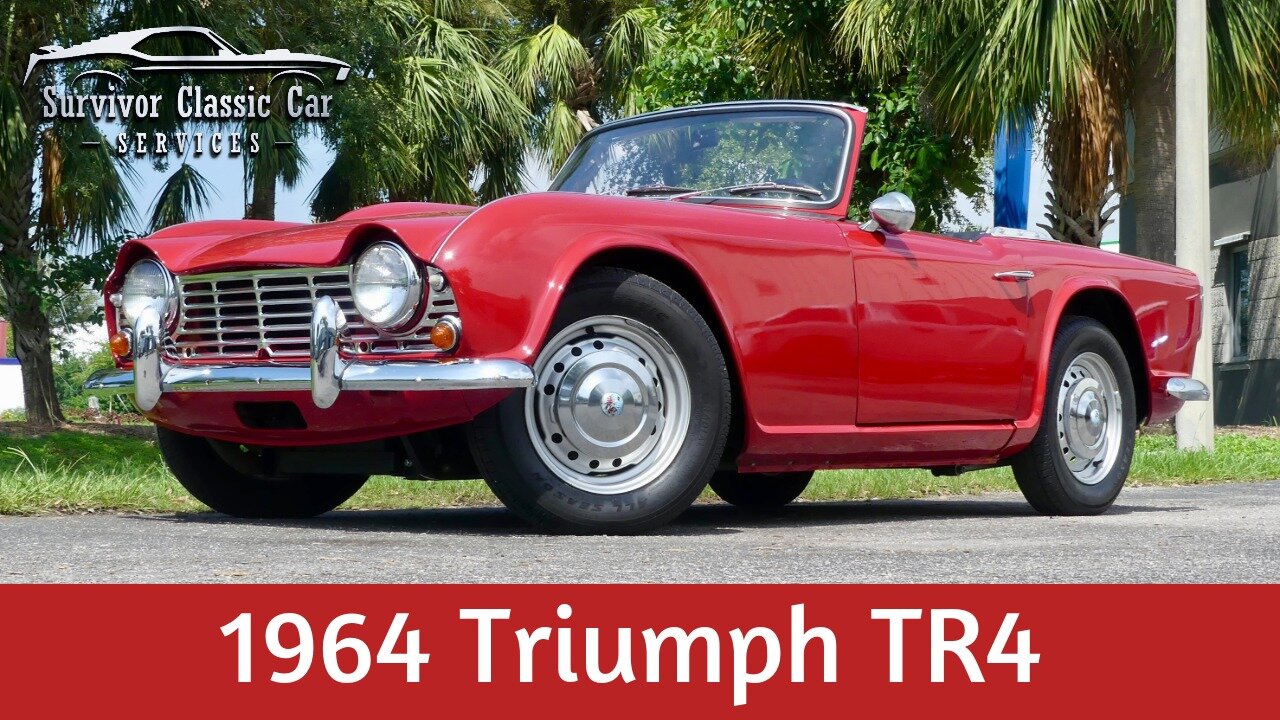 Clean frame off restored 1964 Triumph TR4, 2.1L 4 cyl w/ 4 speed manual transmission! For Sale!