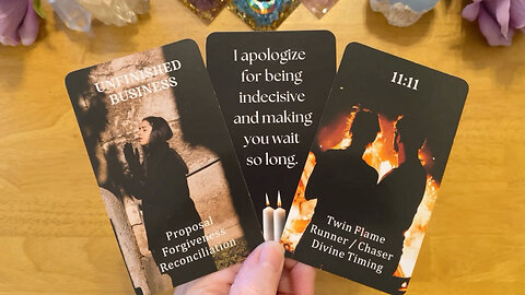 I AM SORRY FOR MAKING YOU WAIT FOR ME 😥 I'M COMING BACK TO BE WITH YOU ❤️ (TWIN FLAME TAROT READING)