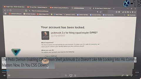pedo demon Enabling CIA demon Shell jackmusk 2.o Doesn't Like Me Looking Into His Commy Masters Now!
