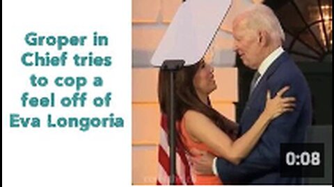 "Chief Groper Attempts to Inappropriately Touch Eva Longoria"