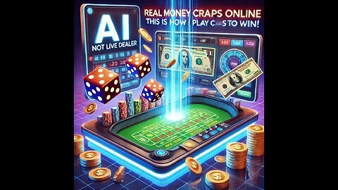 🔥 Real Money Craps Online: AI (Not LIVE Dealer) | This Is How I Play Craps To Win! 🎲💸