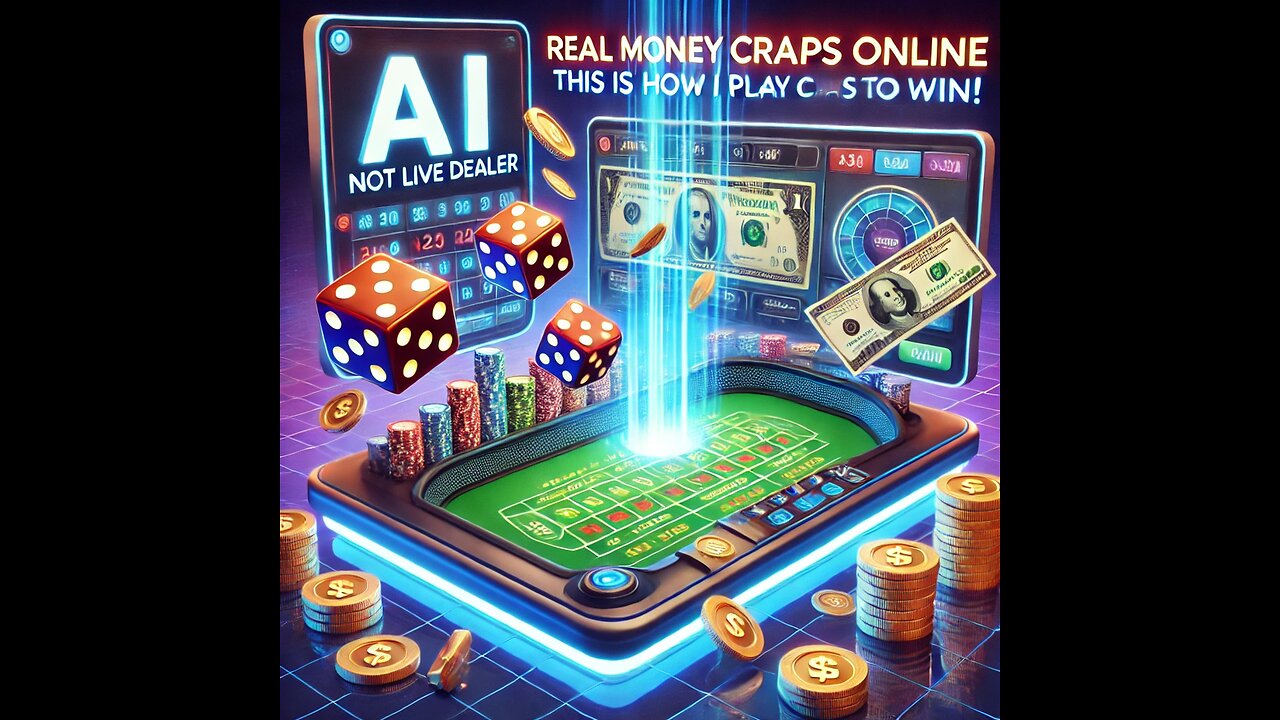 🔥 Real Money Craps Online: AI (Not LIVE Dealer) | This Is How I Play Craps To Win! 🎲💸