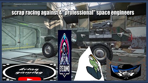 Competing in a death race in Space Engineers