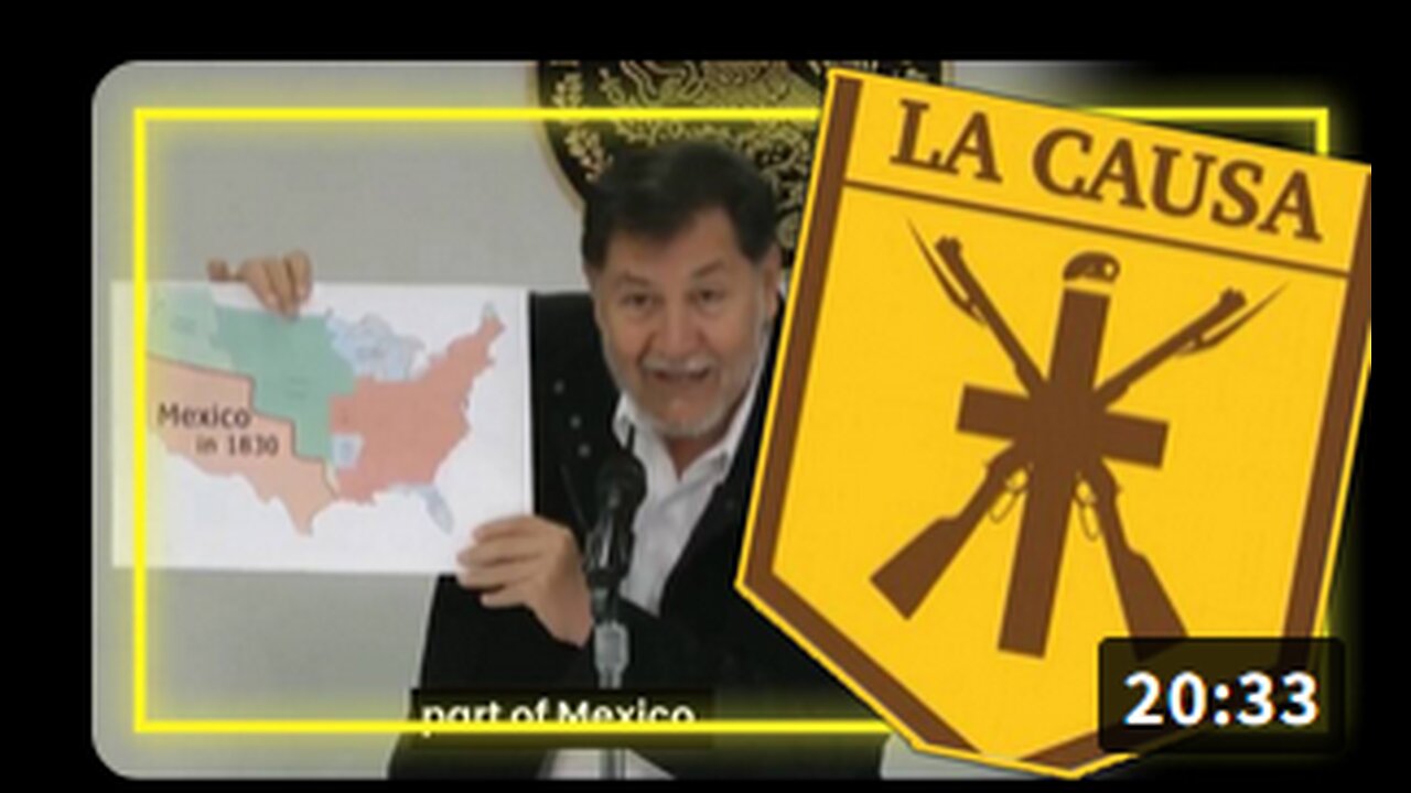 President Of Mexican Senate Shows Aztlán Map & OPENLY Promotes Annexing Southwest USA