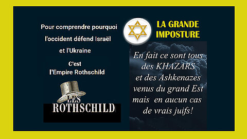 ISRAËL et l'OCCIDENT... La Grande IMPOSTURE ! (Hd 720)