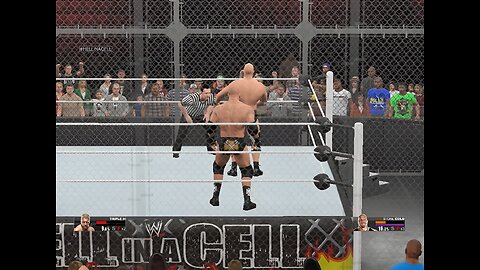 Live WWE 2k25 HELL IN A CELL - HHH VS BROCK LESNAR , RANDY ORTON and John Cena