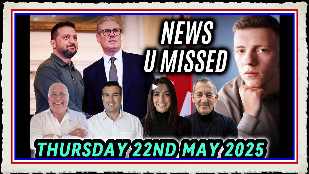 CHARLIE WARD DAILY NEWS WITH CHARLIE WARD, PAUL BROOKER WARREN THORNTON THURSDAY 22ND MAY 2025