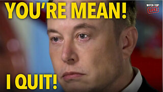 Elon Musk TAPS OUT of Politics, Cites Hurt Feelings | The Tony Michaels Podcast #908