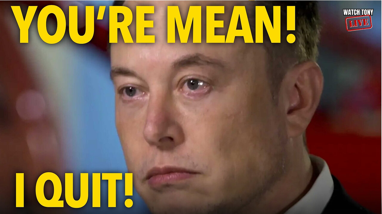 Elon Musk TAPS OUT of Politics, Cites Hurt Feelings | The Tony Michaels Podcast #908
