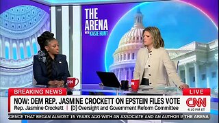CNN’s Kasie Hunt to Jasmine Crockett: Why Were Democrats Not ‘Louder’ About Epstein Files When Biden Was President?