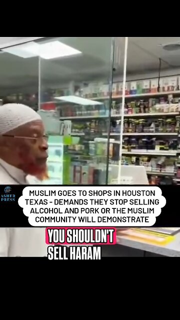Imam demands Texas stores stop selling alcohol and pork to the Muslim community...