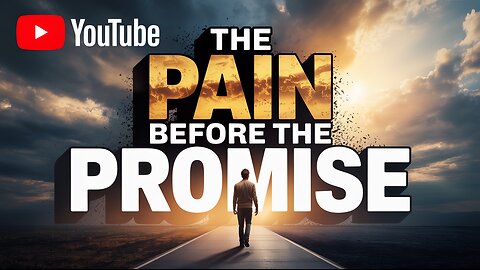 THE PAIN Before The PROMISE (This Is Why You're Under Pressure) #PainBeforePurpose #TrustTheProcess