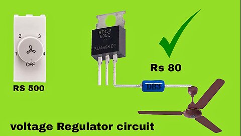 voltage regulator kaise banaye / fan regulator kaise banaye / how to make fan regulator.