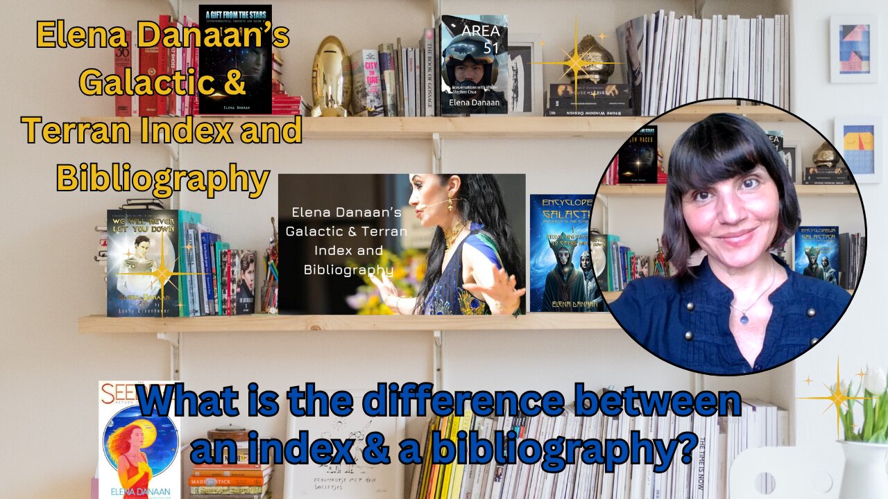 What is the difference between an index and a bibliography? | Elena Danaan index & bibliography
