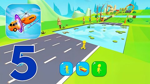 Shape-Shifting - Gameplay Walkthrough Part 5 - Level 41-50 (iOS, Android)