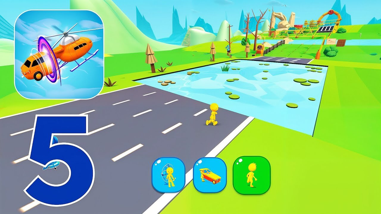 Shape-Shifting - Gameplay Walkthrough Part 5 - Level 41-50 (iOS, Android)