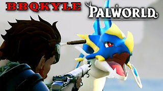 I Fought a Giant Water Lizard - Palworld