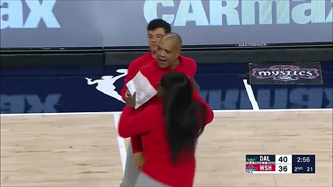 👀 TECH, Coach STORMS on court yelling at ref, crowd chants "REFS YOU SUCK" | WNBA women's basketball