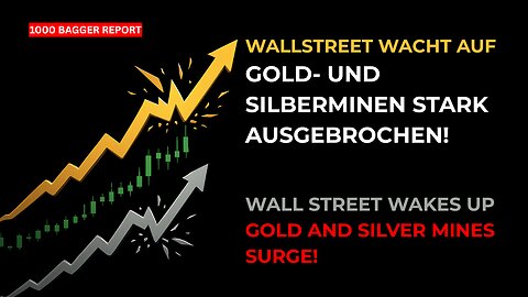 Wallstreet wacht auf - Gold- und Silberminen stark ausgebrochen!