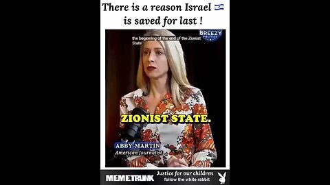 ZIONIST STATE WILL NOT SURVIVE, TO STAY IN THE SAME PLACE THEY HAVE TO KILL AND KILL AND KILL