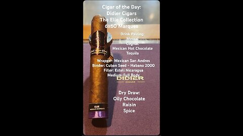 The Elie Collection (Didier Cigars) 6x60 Marques #Shorts #CigarOfTheDay #Shorts #Review #Boutique
