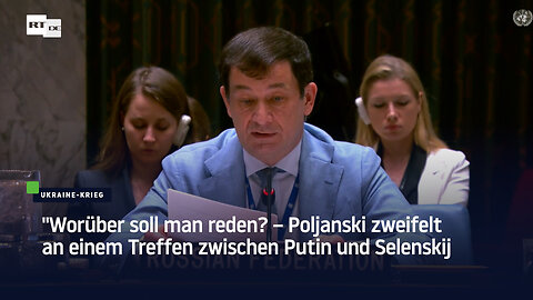 "Worüber soll man reden?" – Poljanski zweifelt an einem Treffen zwischen Putin und Selenskij