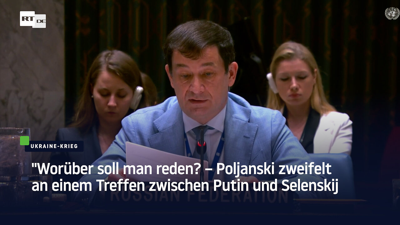 "Worüber soll man reden?" – Poljanski zweifelt an einem Treffen zwischen Putin und Selenskij