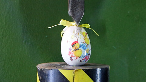 Easter Egg Vs Hydraulic Press