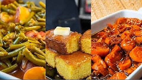 3 Southern Side Dishes You Need To Try | Green Beans, Candied Yams & Cornbread