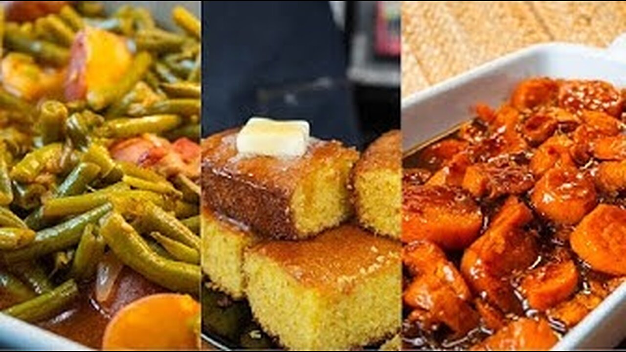 3 Southern Side Dishes You Need To Try | Green Beans, Candied Yams & Cornbread