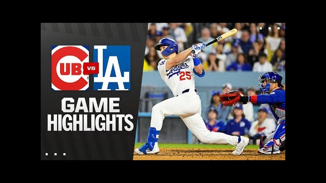 Cubs vs. Dodgers Highlights (4/11/25)